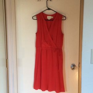 Pretty silk spring dress
